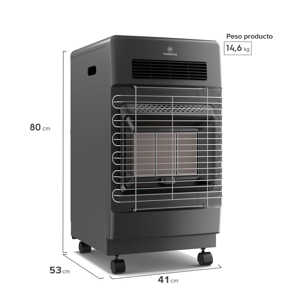 Estufa H&iacute;brida Gas Y El&eacute;ctrica 11 A 15 Kgs 4,2 Kw Hh15b Onix image number 2.0
